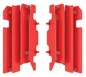 Aletines de radiador - Protectores rojos