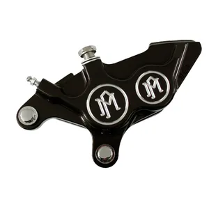 PM, pinza de 4 pistones 137x4b. Montaje directo, 11.5" izquierda delantera. Negro CC