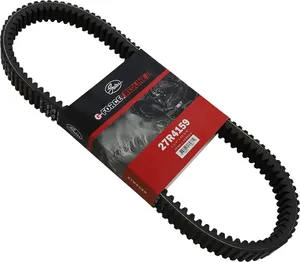 Correa de transmisión G-Force RedLine™ negra con texto rojo