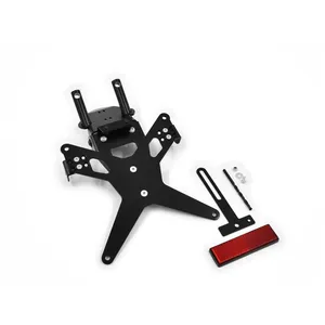Soporte de matrícula Zieger X-Line negro