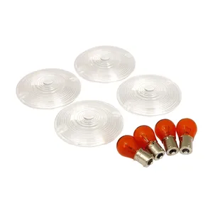 Kit de lentes planas para intermitentes. Transparente
