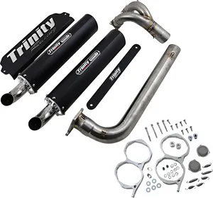 Sistema de escape doble Stage 5 - RZR pro XP negro