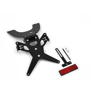 Soporte de matrícula Zieger X-Line negro