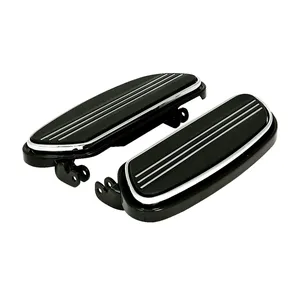 Estribos Runway Rider, 1" extendidos. Negro