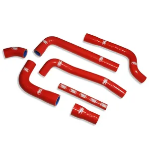 Kit de mangueiras de radiador - tubos silicone vermelho