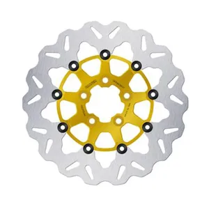 Disco de freno Galfer. Wave. Flotante. Dorado. 300x5mm
