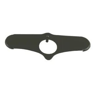 Placa de bloqueo, tuerca del vástago de horquilla Springer con compensación negativa. Negro