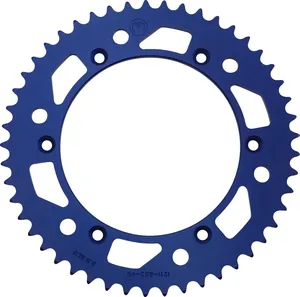 Piñón trasero de aluminio - 49 dientes azul