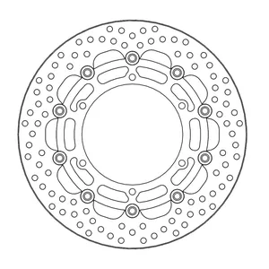 Rotor de freno flotante serie Halo de Moto-Master