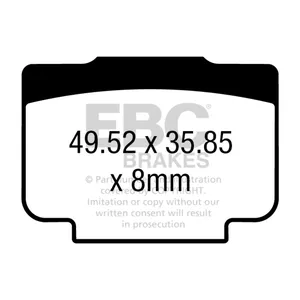 Pastillas de freno EBC Double-H Sintered