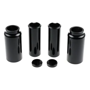 Cult-Werk, kit de cubiertas de tubo de horquilla largo de 6 piezas. Negro brillo <span style="color: red;font-size: 0,5em">- PEDIDO ESPECIAL -</span>