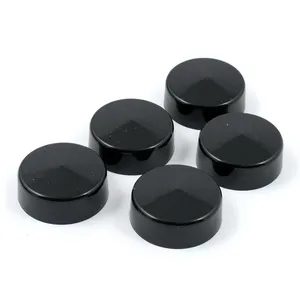 Juego de tapas de pernos de presión Smoothtopps. Negro