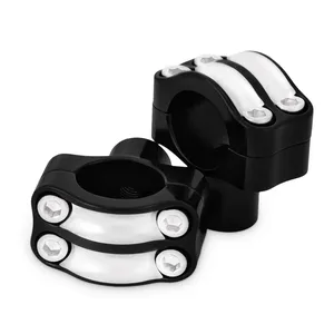 Kit de elevadores Burly, Reaper. 1,5" de altura. De 2 piezas con 8 pernos. Negro CM