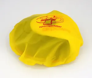 Funda elástica gris para filtro de aire de motocicleta