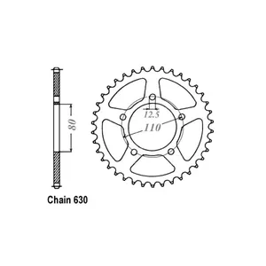 Piñón trasero JT 336.35