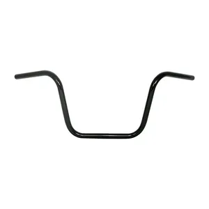Manillar Apehanger, 12" de altura, 1" negro