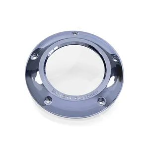 Barnett, tapa derby transparente. Cromo
