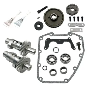 S&S, kit de árboles de levas MR103 con transmisión por engranajes Easy Start (IOG)