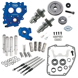 S&S, kit completo de cárter de levas con transmisión por engranajes y levas 510G
