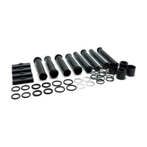 Kit completo de tapas de varilla de empuje M8. Negro