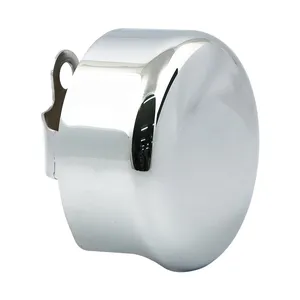Cubierta de bocina, lisa y redonda. Cromo