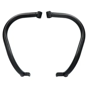 Highway Hawk, protector de motor 'Fat Bar' de 38mm. Negro brillante
