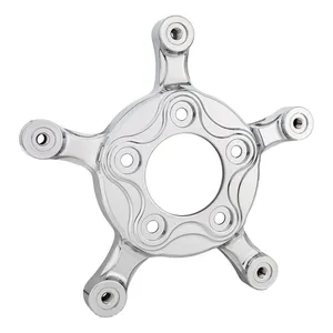 Arlen Ness, Adaptador de rotor Spider 320mm para llanta original, Cromado