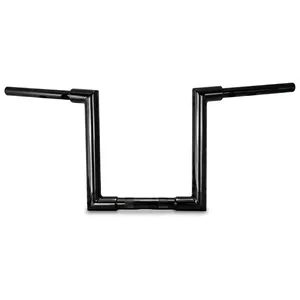 Burly, barra Jason de 1-1/2". Elevación de 12". Negro brillante