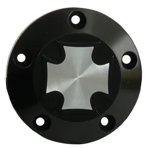 CPV, tapa de puntal 'Maltese Cross'. Negro CC