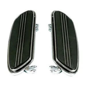Estribos Runway Rider, 1" extendidos. Cromo