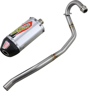 Sistema de escape T-6 - T6 acero inoxidable tapa CF SA