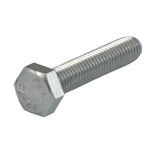 Perno hexagonal M10 x 100mm, acero inoxidable