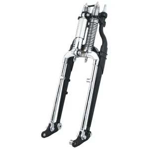 Horquilla Springer Softail FXST reproducción. Cromado/Negro