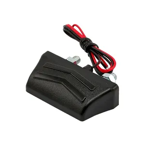 Luz LED para matrícula stratton, negra. Homologación ECE