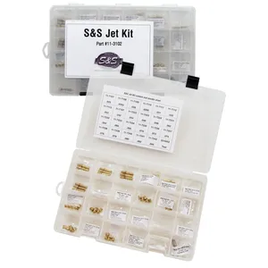 S&S, kit de jets para carburador. Caja surtida