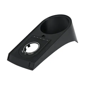 Cubierta de tablero de aluminio fundido, estilo 11-17. Negro brillante