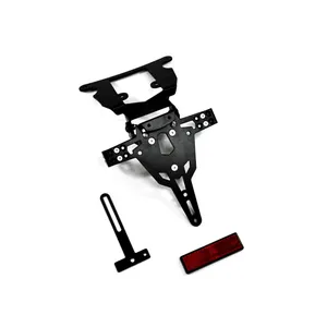 Soporte de matrícula Zieger Pro negro