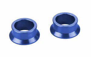 Espaciadores de rueda - exterior de repuesto trasero aluminio azul