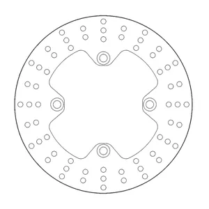 Rotor de freno serie Halo de Moto-Master