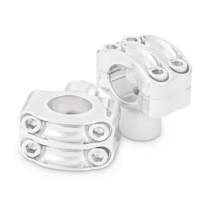 Burly, kit de elevadores Reaper. 1.5" de altura. 8 tornillos, 2 piezas. Cromado