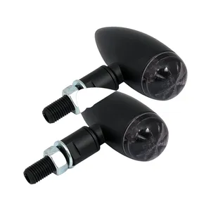 Micro, intermitentes LED tipo bala, negros