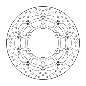 Rotor de freno flotante serie Halo de Moto-Master