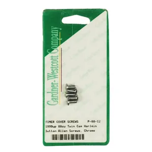 GW, kit de montaje de tapa de contactos. Cromado, cabeza allen <span style="color: red;font-size: 0,5em">- PEDIDO ESPECIAL -</span>