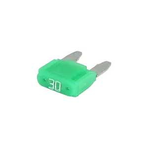Fusible mini con indicador LED. Verde, 30A