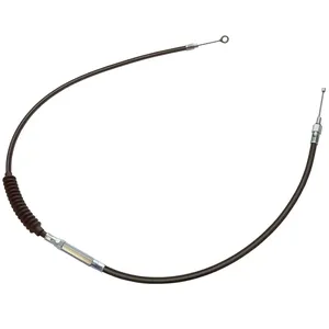 Cable de embrague Featherline negro con fundas protectoras y terminales metálicos