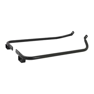 Juego de soportes para alforjas. Negro