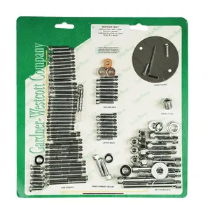 Juegos de tornillos del motor, Allen cromado