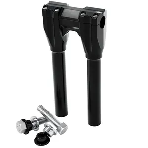Kraus, juego de elevadores rectos. Elevación de 10" (250mm). Negro