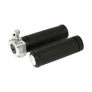 Conjunto de acelerador estilo OEM con puños, cable simple. Cromado
