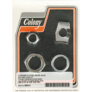 Kit de tuerca y seguridad de eje trasero Colony